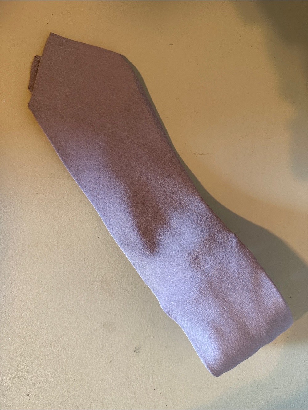 Classic Solid Light Lavender Men's Tie